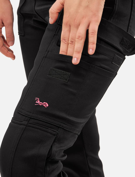 Pantalon de travail femme Eco-Stretch Sorona® – taille haute Slim Fit, robuste et déperlant