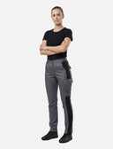 Women's work trousers fully stretch with knee pad pockets Slim Fit