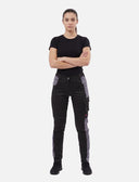 Women's work trousers fully stretch with knee pad pockets Slim Fit
