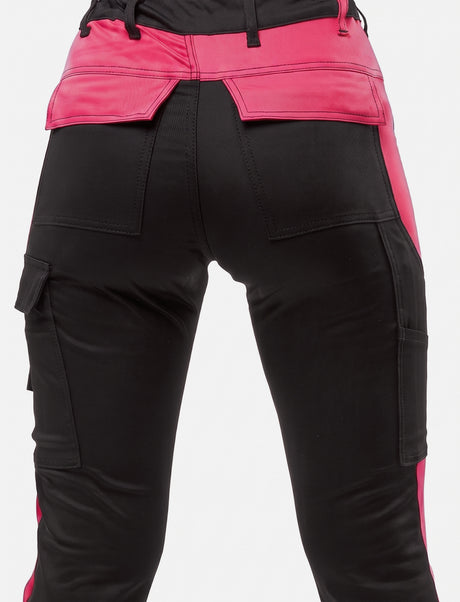 Pantalon de travail femme Eco-Stretch Sorona® – taille haute Slim Fit, robuste et déperlant