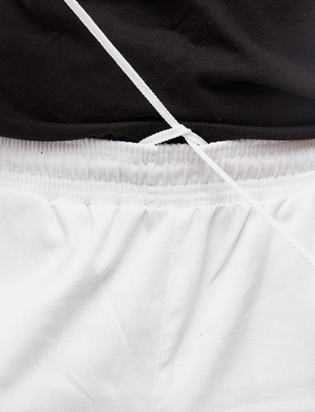 Women's Chef's Trousers with Elasticated Waist Cargo Regular Fit White / Black