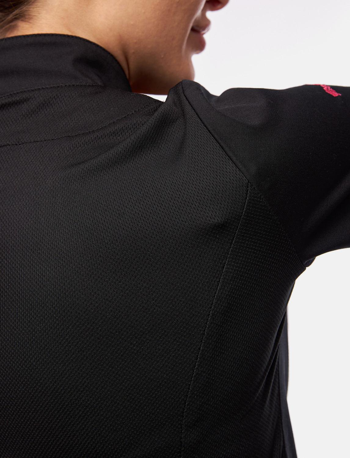 Women's chef's jacket with dryMesh back and snap fasteners Slim Fit
