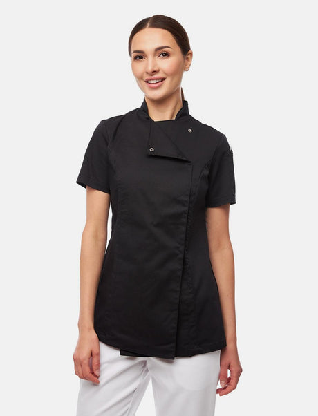 Veste de cuisine femme avec dos dryMesh et boutons-pression Slim Fit