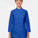 Kornblaue Kochjacke Damen D411LANGSTR Langarm – Vorderansicht