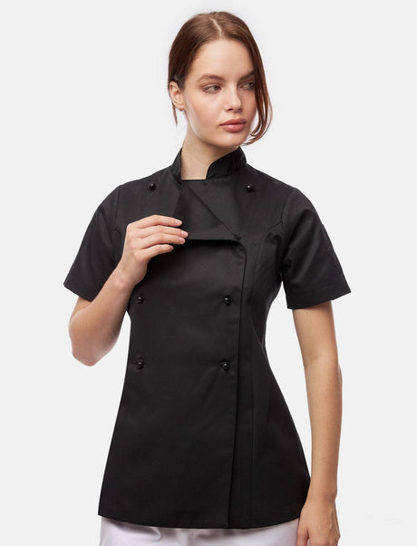 easyClean ladies' chef's jacket short sleeve incl. ball buttons made of cotton Regular Fit