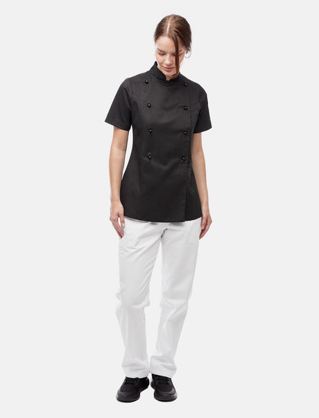 easyClean ladies' chef's jacket short sleeve incl. ball buttons made of cotton Regular Fit