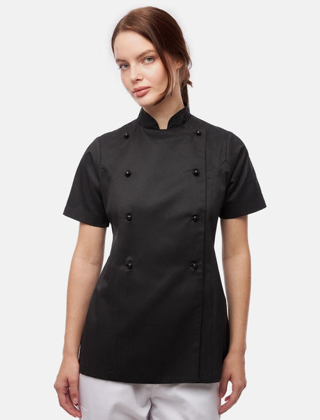 easyClean ladies' chef's jacket short sleeve incl. ball buttons made of cotton Regular Fit
