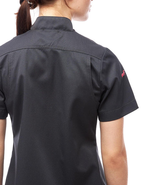 easyClean ladies' chef's jacket short sleeve incl. ball buttons made of cotton Regular Fit