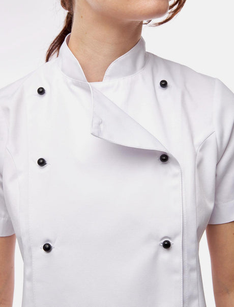 easyClean ladies' chef's jacket short sleeve incl. ball buttons made of cotton Regular Fit