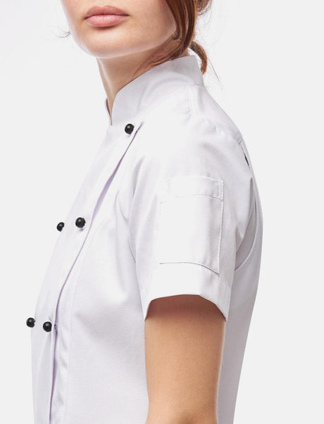 easyClean ladies' chef's jacket short sleeve incl. ball buttons made of cotton Regular Fit