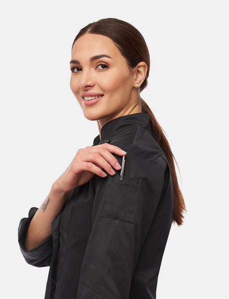 easyClean ladies' chef's jacket long-sleeved including ball buttons made of cotton Regular Fit