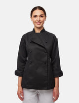 Veste de cuisine femme manches longues en coton | StrongAnt D412WALANG