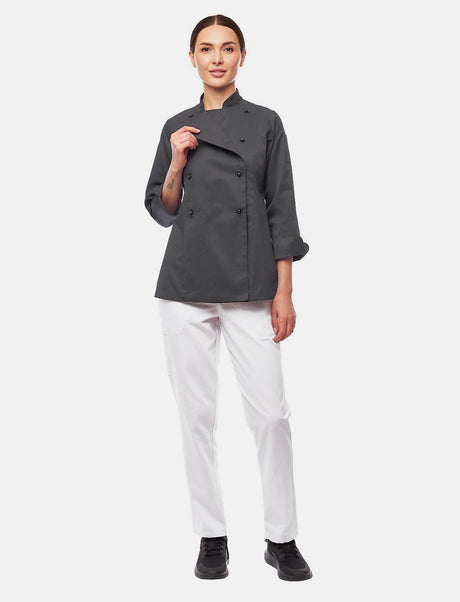easyClean ladies' chef's jacket long-sleeved including ball buttons made of cotton Regular Fit