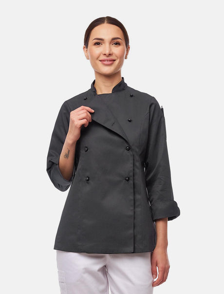 easyClean ladies' chef's jacket long-sleeved including ball buttons made of cotton Regular Fit