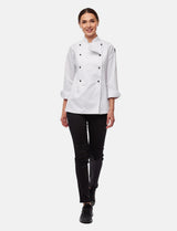 Veste de cuisine femme manches longues en coton | StrongAnt D412WALANG