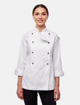 Veste de cuisine femme manches longues en coton | StrongAnt D412WALANG