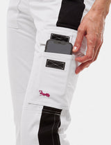 Salopette de peintre femme Stretch en coton avec poches pour genouillères | StrongAnt D510SCS