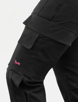 Salopette de travail femme en coton stretch avec poches pour genouillères | StrongAnt D511SCS