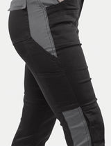 Salopette de travail femme en coton stretch avec poches pour genouillères | StrongAnt D511SCS