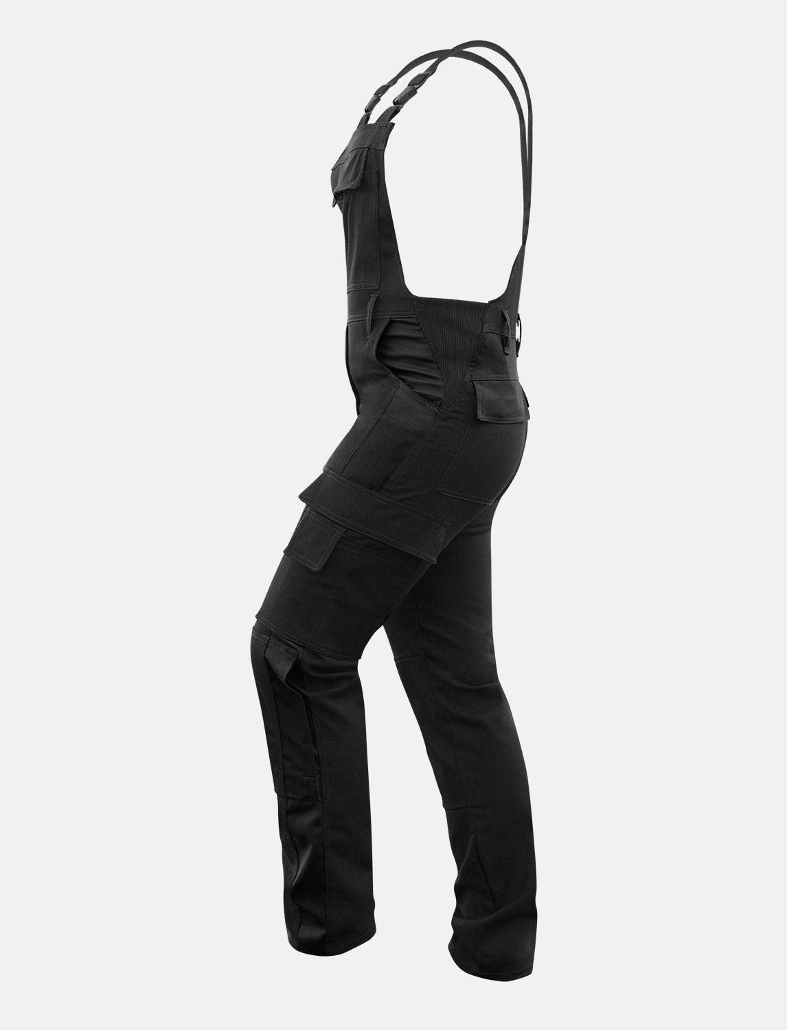 Power Stretch work dungarees women's dungarees with knee pad pockets