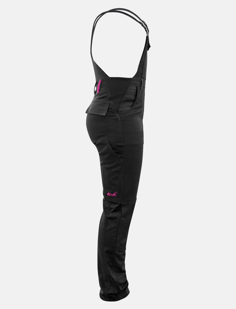 Power Stretch work dungarees women's dungarees with knee pad pockets