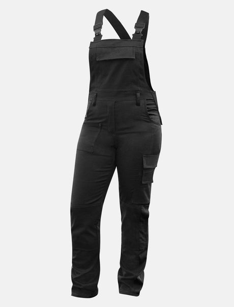 Power Stretch work dungarees women's dungarees with knee pad pockets
