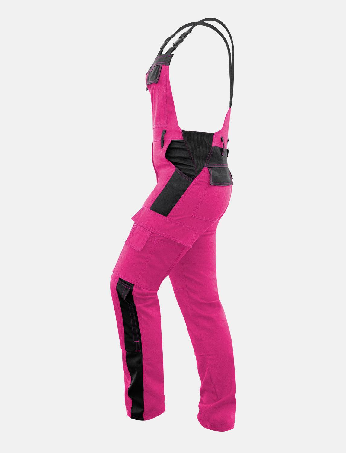Power Stretch work dungarees women's dungarees with knee pad pockets