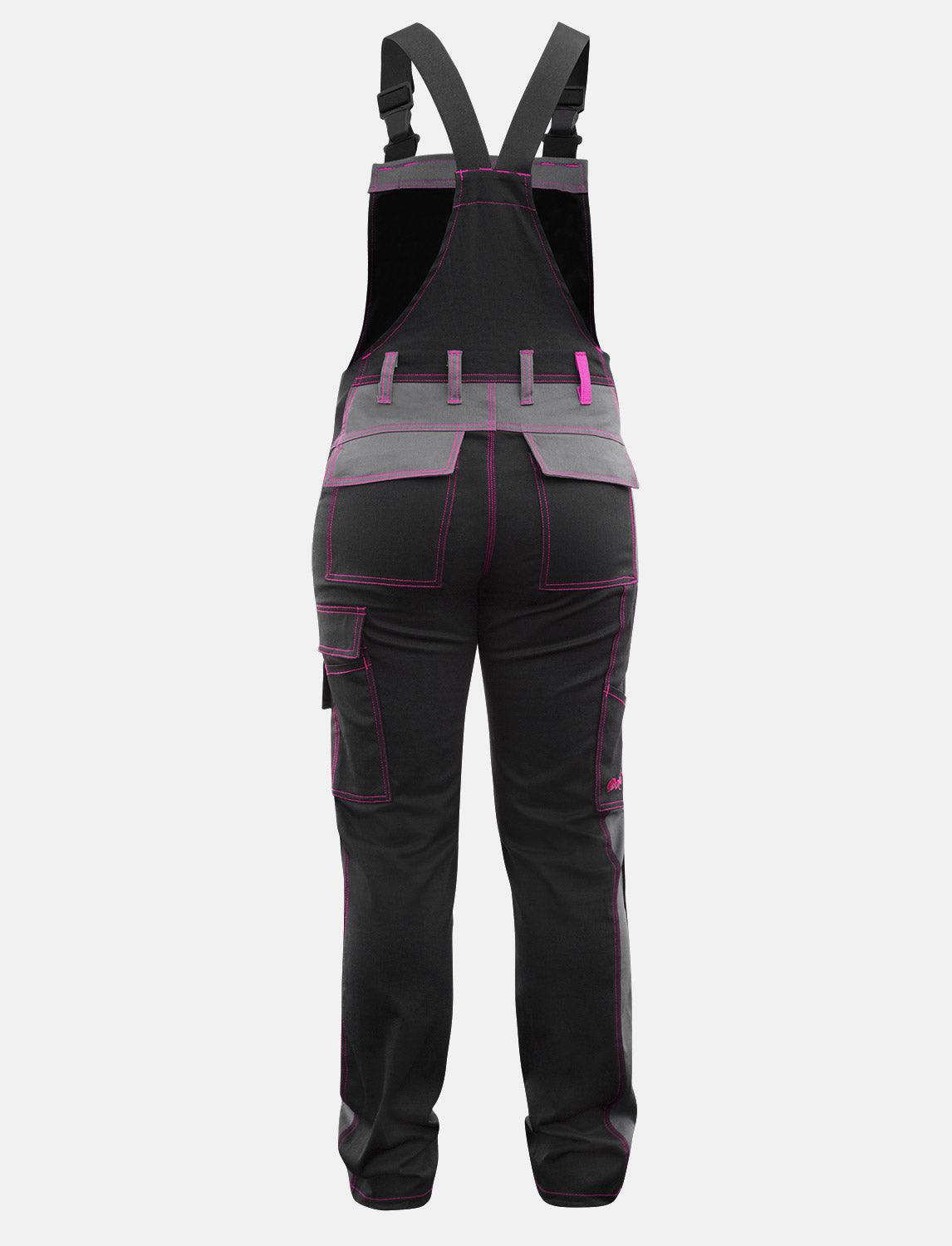 Power Stretch work dungarees women's dungarees with knee pad pockets