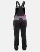 Power Stretch work dungarees women's dungarees with knee pad pockets