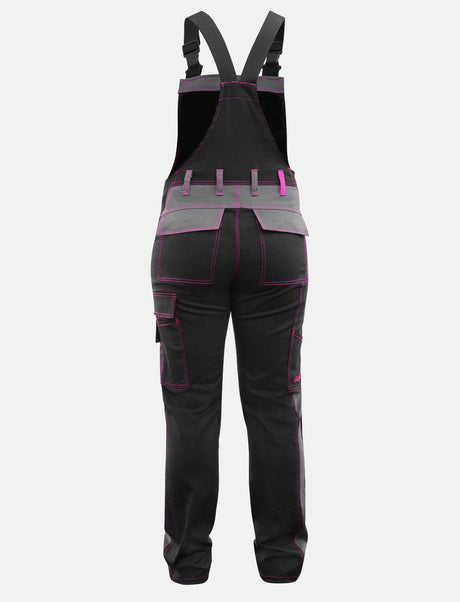 Power Stretch work dungarees women's dungarees with knee pad pockets
