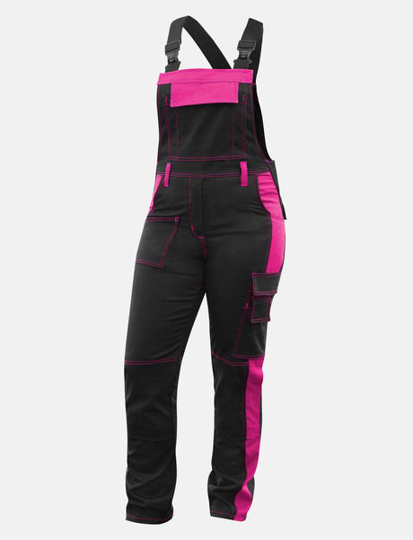 Power Stretch work dungarees women's dungarees with knee pad pockets