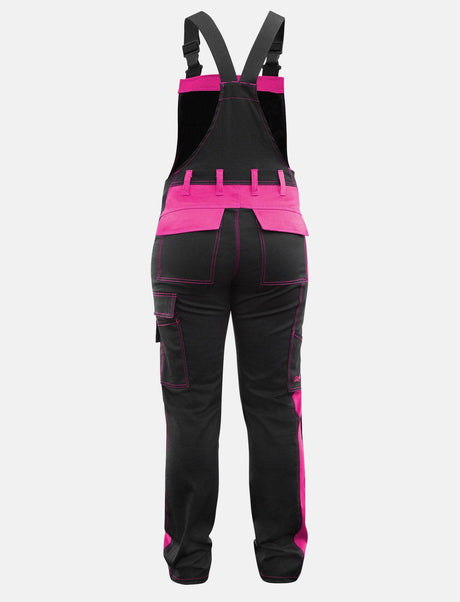 Power Stretch work dungarees women's dungarees with knee pad pockets