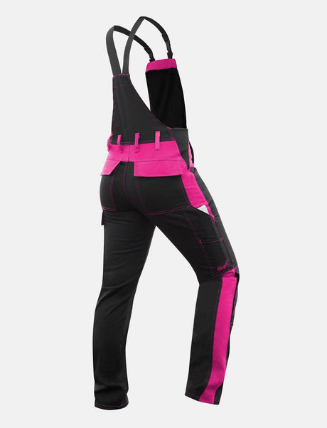 Power Stretch work dungarees women's dungarees with knee pad pockets