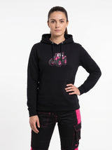 Damen-Hoodie mit gesticktem Traktor