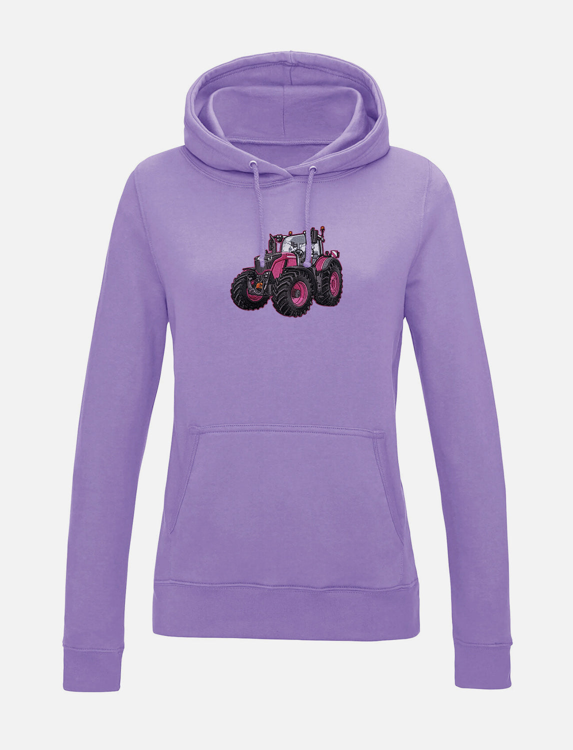 Damen-Hoodie mit gesticktem Traktor