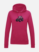 Damen-Hoodie mit gesticktem Traktor