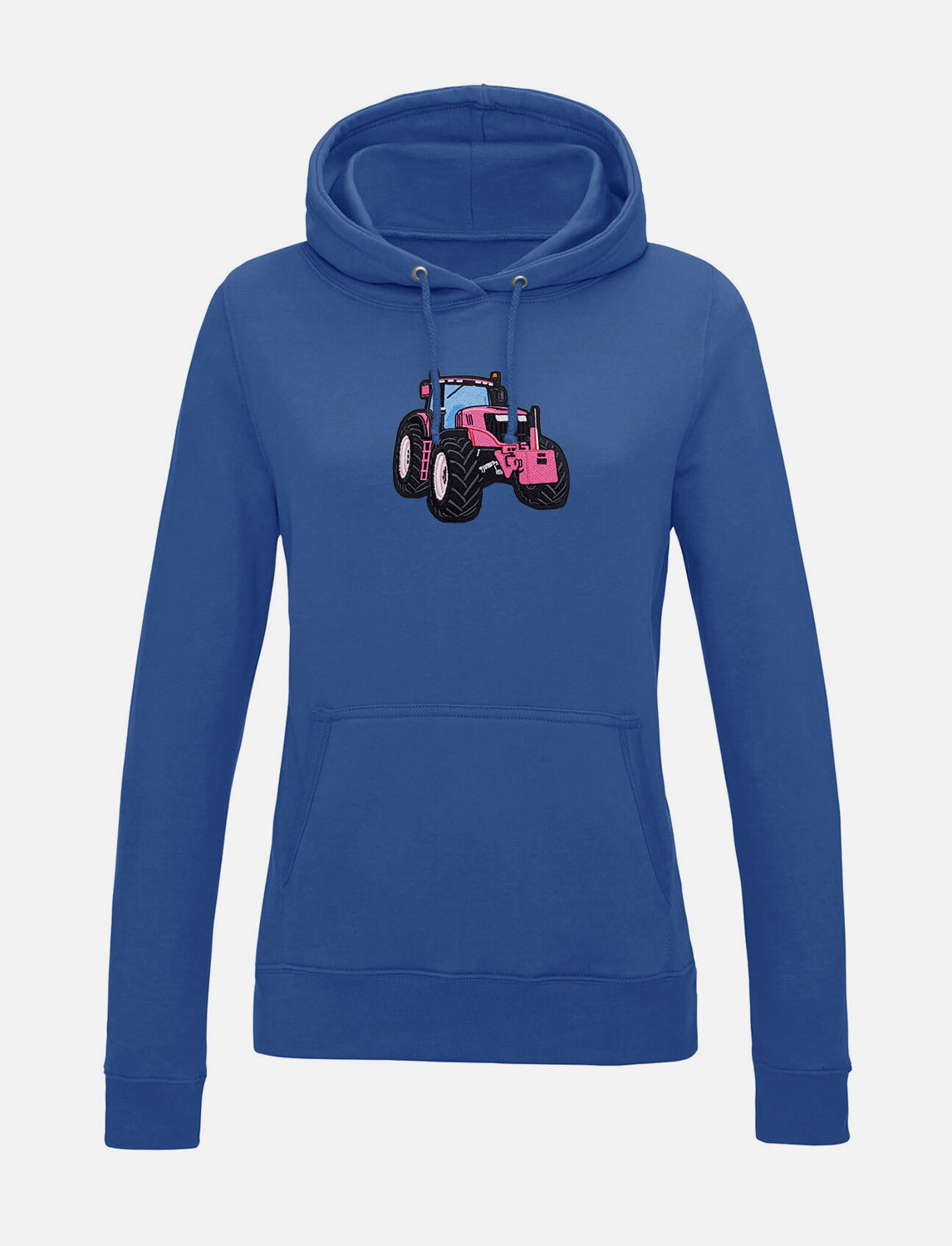 Damen-Hoodie mit Traktor-Stickerei