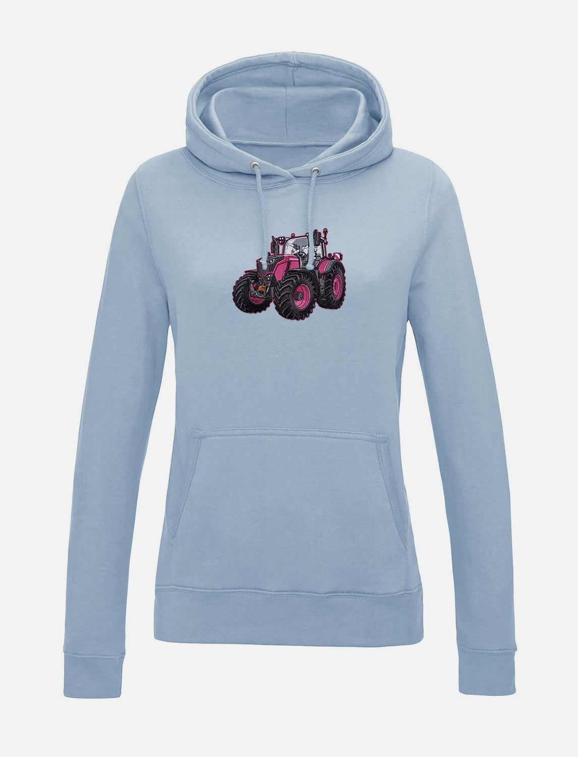 Damen-Hoodie mit gesticktem Traktor