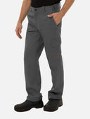 Pantalon de travail homme 100 % coton (260 g/m²) cargo d’été taille élastiquée