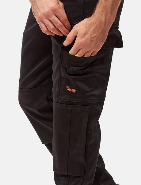 Pantalon de travail cargo thermique homme stretch outdoor hiver polaire