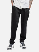 Men's Chef's Trousers with Elasticated Waist Cargo Regular Fit White / Black