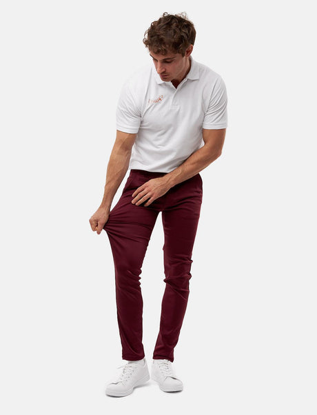 Pantalon chino homme stretch coupe slim | StrongAnt KM260