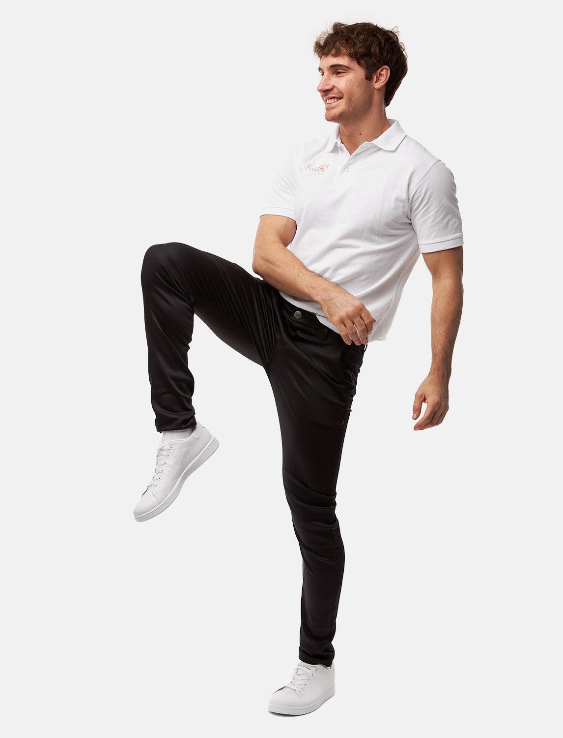 Pantalon chino homme stretch coupe slim | StrongAnt KM260