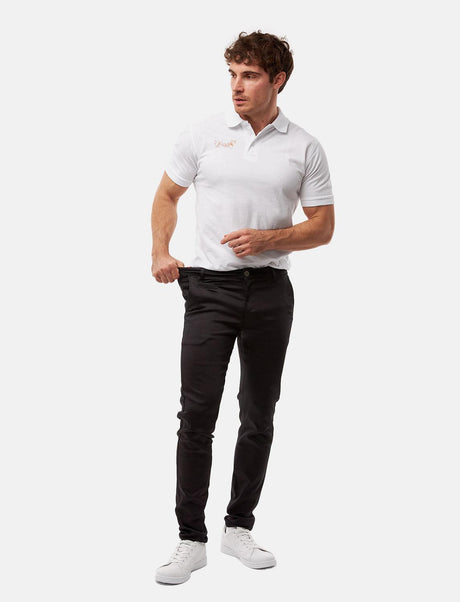 Pantalon chino homme stretch coupe slim | StrongAnt KM260
