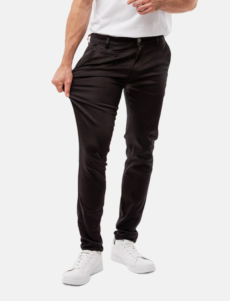 Pantalon chino homme stretch coupe slim | StrongAnt KM260