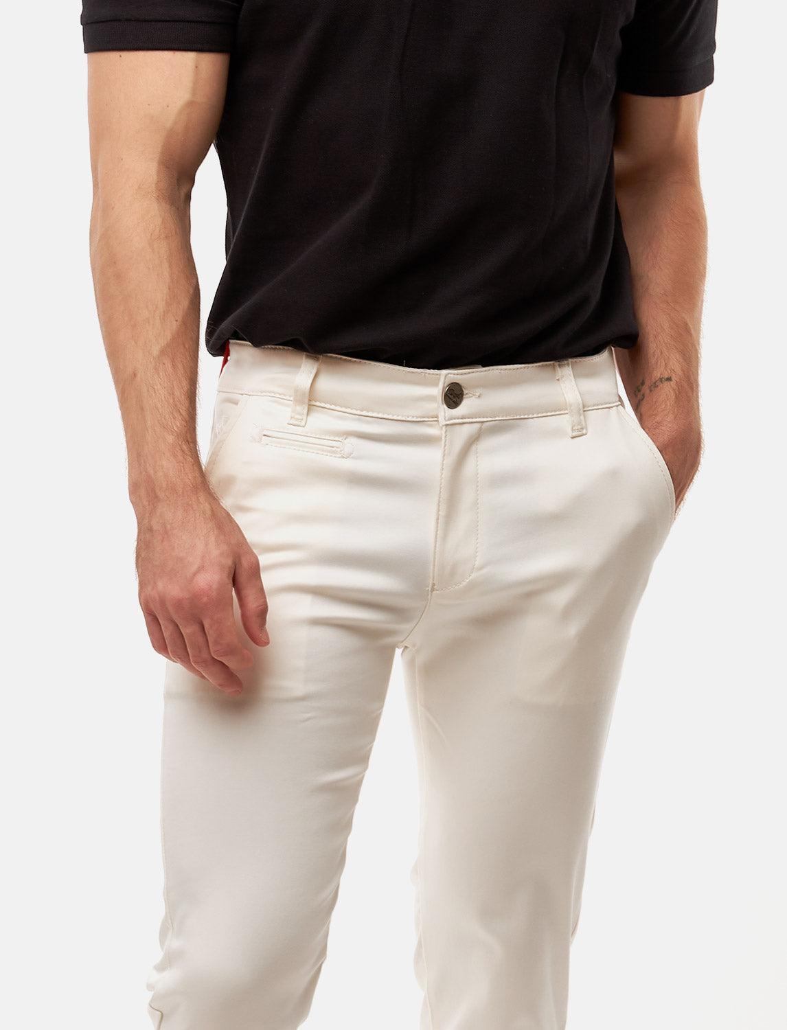 Pantalon chino homme stretch coupe slim | StrongAnt KM260