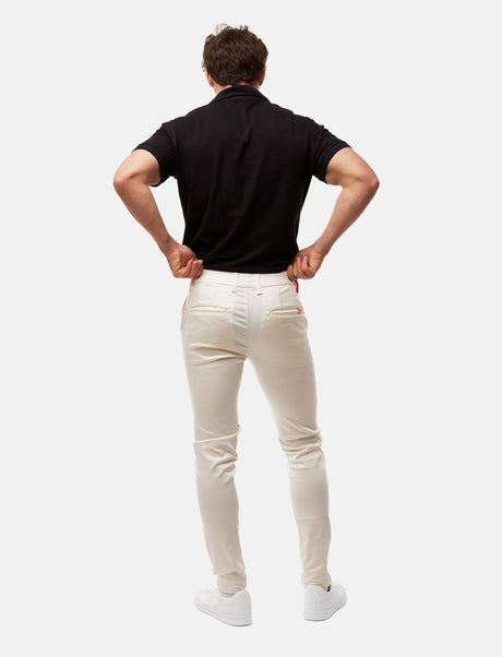 Pantalon chino homme stretch coupe slim | StrongAnt KM260
