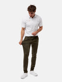 Pantalon chino homme stretch coupe slim | StrongAnt KM260