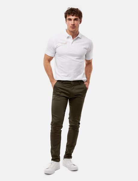 Pantalon chino homme stretch coupe slim | StrongAnt KM260