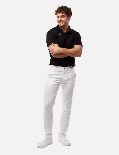 Pantalon chino homme stretch coupe slim | StrongAnt KM260